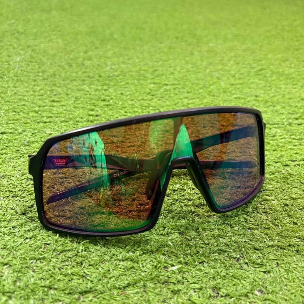 Oakley Sutro Matte Black Frame Prizm Lens Sport Shield Sunglasses OO9406-A137